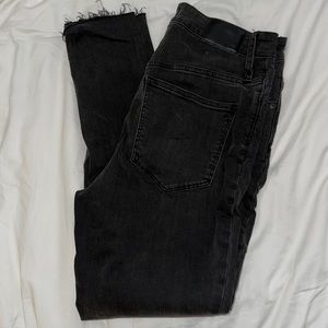 Madewell Black Curvy HR Skinny 30